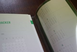 리훈 2023년 아이라이크 모눈 다이어리 미니달력 세트 — 5점을 준 리뷰어가 2022년 11월 올린 사용 사진