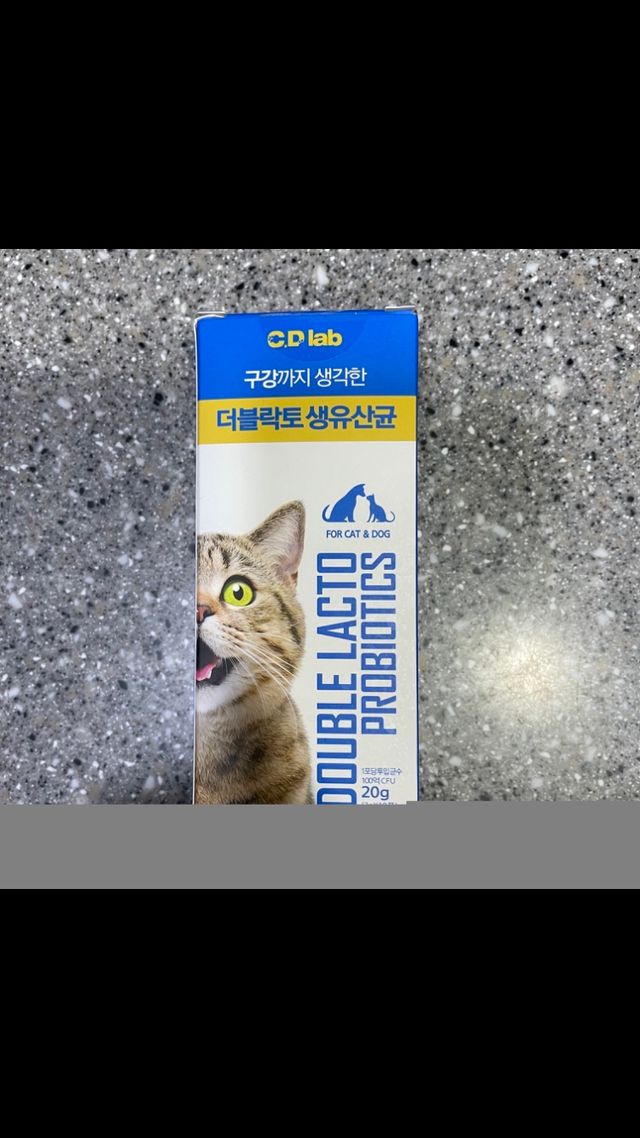 구강에서 장까지 한 번에 관리하는 더블락토 강아지 고양이 유산균 리뷰 사진