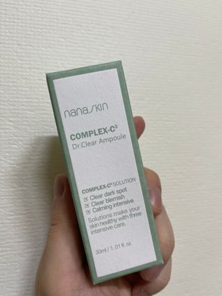 나나스킨 콤플렉스씨쓰리닥터클리어앰플 — 5점을 준 리뷰어가 2021년 11월 올린 사용 사진