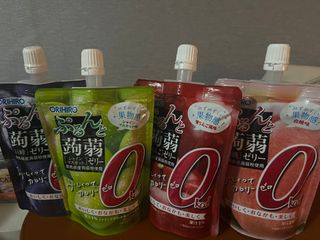 ORIHIRO 오리히로 곤약젤리 제로칼로리 130g 4종 4팩(맛별로 1팩씩) — 5점을 준 리뷰어가 2023년 3월 올린 사용 사진
