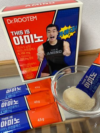 [닥터루템] THIS IS 아미노 디스이즈아미노 필수 조원희 아미노산 1box(15포) — 5점을 준 리뷰어가 2023년 3월 올린 사용 사진
