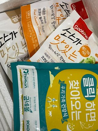 굽네몰 [굽네] 소스가 맛있는 닭가슴살 슬라이스 4종 — 5점을 준 리뷰어가 2021년 4월 올린 사용 사진