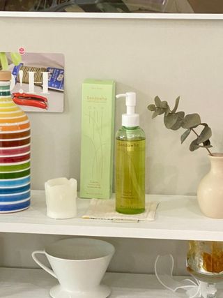 스킨큐어 산다화 순한 클렌징 동백 오일 200ml — 5점을 준 리뷰어가 2023년 4월 올린 사용 사진