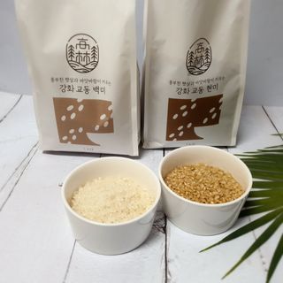 고림상점 풍부한 햇살과 바닷바람이 키우는 강화 교동 쌀 [백미1kg, 현미 1kg] 세트 — 5점을 준 리뷰어가 2021년 12월 올린 사용 사진