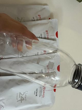클린24시간 1BOX(5포) + 전용보틀(500ml) — 5점을 준 리뷰어가 2023년 8월 올린 사용 사진