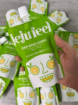 JEJUFEEL 풋풋한 제주담은 청귤에이드 — 5점을 준 리뷰어가 2022년 10월 올린 사용 사진