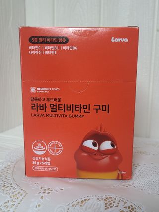 [푸름웰니스] 라바 멀티비타민 구미 36g — 5점을 준 리뷰어가 2022년 2월 올린 사용 사진