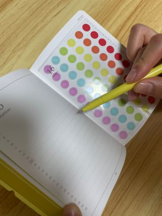 리훈 2023년 이야기다이어리 숏 날짜형 — 5점을 준 리뷰어가 2023년 1월 올린 사용 사진