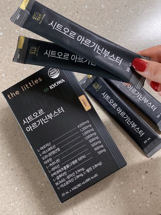 더리틀스 시트오르 아르기닌부스터 — 5점을 준 리뷰어가 2022년 11월 올린 사용 사진