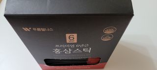 [푸름웰니스] 프리미엄 6년근 홍삼스틱 3mg x 100포 — 5점을 준 리뷰어가 2022년 5월 올린 사용 사진