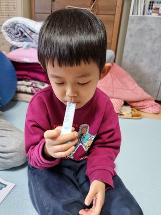 [이뮤니티플러스]우리아이 면역오키, 건강오키 _ 키즈오키 더진한꿀배도라지청 10포 1box — 5점을 준 리뷰어가 2022년 2월 올린 사용 사진
