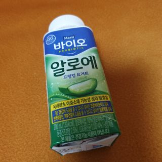 LIVE 매일바이오 알로에 드링킹 요거트 — 5점을 준 리뷰어가 2022년 4월 올린 사용 사진
