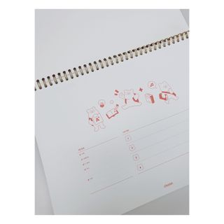 리훈 곰부 체크리스트+ 곰부 리무버블스티커 1장 — 5점을 준 리뷰어가 2021년 5월 올린 사용 사진