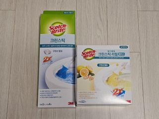 [3M] 스카치브라이트 크린스틱 향기톡톡 변기청소 핸들1 + 리필 16개 (라벤더/레몬 중 택1) — 5점을 준 리뷰어가 2024년 7월 올린 사용 사진