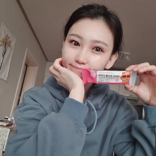 일동제약 마이니 마이니 늘씬날씬 콜라겐 세트 — 5점을 준 리뷰어가 2021년 2월 올린 사용 사진