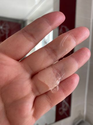 [후르디아] 복숭아 바디워시+바디에센스 세트 — 5점을 준 리뷰어가 2021년 3월 올린 사용 사진