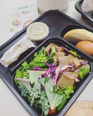 참살이도시락 작심삼일 샐러드도시락 3개 맛보기 새벽배송 또는 택배배송 — 5점을 준 리뷰어가 2021년 9월 올린 사용 사진