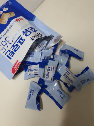 롯데제과 말랑카우 초유프로틴365 — 5점을 준 리뷰어가 2021년 9월 올린 사용 사진