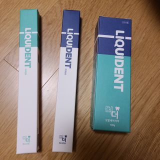 리퀴덴트 오랄케어 온가족용 리퀴덴트 더더 오랄케어 무불소 치약 + 임상시험완료 이중 미세 엠보싱 칫솔 올데이세트 — 5점을 준 리뷰어가 2021년 1월 올린 사용 사진