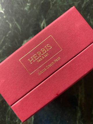 약손명가코스메틱 헤르비스 아로마 크림팩 50ml — 5점을 준 리뷰어가 2021년 4월 올린 사용 사진
