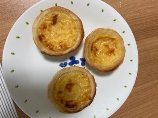 디앙뜨 포르투갈 에그타르트 오리지널 맛+패션후르츠 맛 중 택1 — 리뷰어가 2021년 8월 올린 사용 사진