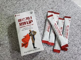 자연에온 고함량 아르기닌 포텐 UP 5555mg 20g x 15포 — 5점을 준 리뷰어가 2021년 9월 올린 사용 사진