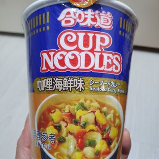 NISSIN 닛신 컵누들  4종 - 씨푸드오리지날, 씨푸드 스파이시, 씨푸드 커리, 씨푸드 XO소스 — 5점을 준 리뷰어가 2022년 5월 올린 사용 사진
