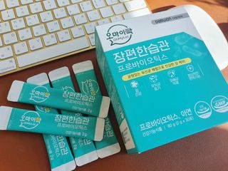 [유산균] 오마이락 장편한습관 프로바이오틱스 30P — 5점을 준 리뷰어가 2022년 11월 올린 사용 사진