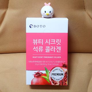 보뚜 슈퍼푸드 뷰티 시크릿 석류 콜라겐 젤리스틱 15포 — 5점을 준 리뷰어가 2021년 12월 올린 사용 사진