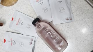 클린24시간 1BOX(5포) + 전용보틀(500ml) — 5점을 준 리뷰어가 2023년 5월 올린 사용 사진