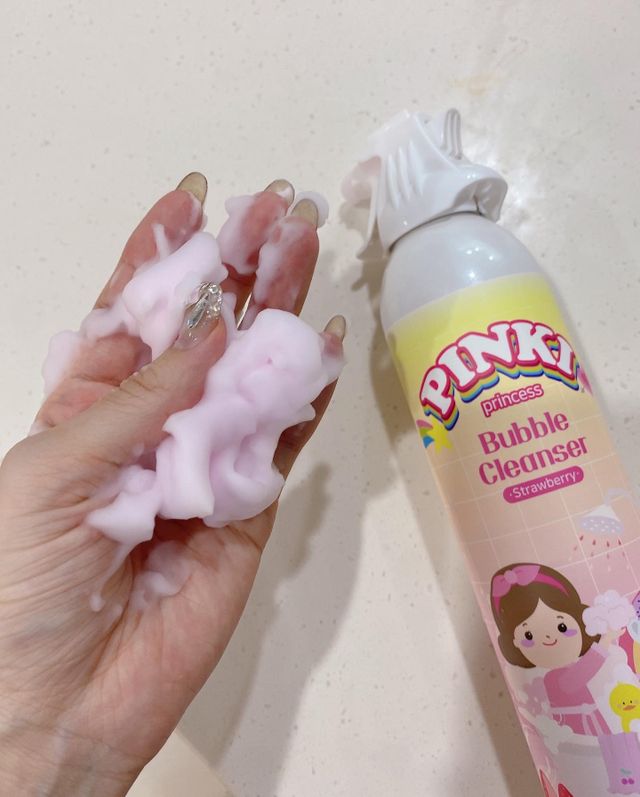 [권브라더스] 목욕놀이 필수템, 핑키공주 유아버블클렌저 300ml 대용량 몽글몽글 구름 속 딸기향 리뷰 사진