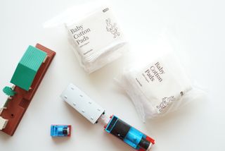 디어엘로디 프리미엄 유기농 베이비 솜티슈 40매 3 + 1 PACK — 5점을 준 리뷰어가 2021년 3월 올린 사용 사진