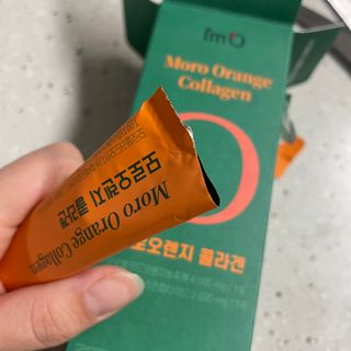 아임오 모로오렌지 콜라겐 1box (14포) — 5점을 준 리뷰어가 2023년 3월 올린 사용 사진