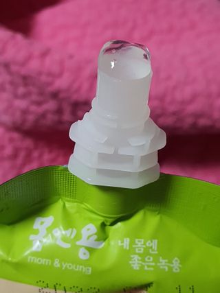 [몸엔용] 우리 아이 건강간식, 달콤한 녹용곤약젤리 디어팡 4종 — 5점을 준 리뷰어가 2021년 8월 올린 사용 사진