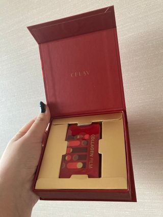 프리마인 귀족의 콜라겐, 92배 흡수율. 럭셔리 프리미엄 셀라브 콜라겐필름 30매 — 5점을 준 리뷰어가 2022년 4월 올린 사용 사진