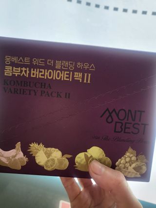 [몽베스트] 위드 더 블랜딩 하우스 콤부차 _ 버라이어티팩II — 5점을 준 리뷰어가 2024년 5월 올린 사용 사진