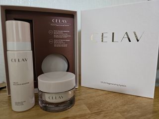 프리마인 바르기만 하면 철벽 스킨케어+24시간 마스크팩 효과. 셀라브 리제너레이팅 시스템 부스터+크림 세트 — 5점을 준 리뷰어가 2023년 5월 올린 사용 사진