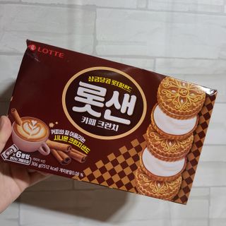 롯데제과 롯샌 카페크런치 — 5점을 준 리뷰어가 2021년 10월 올린 사용 사진