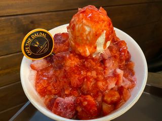 카페 더달달 [카페더달달 ] 빙수 택 1 + 음료 2잔 + 마카롱2개 — 5점을 준 리뷰어가 2021년 7월 올린 사용 사진