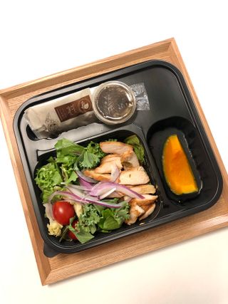 참살이도시락 작심삼일 샐러드도시락 3개 맛보기 새벽배송 또는 택배배송 — 3.5점을 준 리뷰어가 2021년 8월 올린 사용 사진