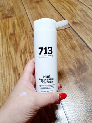 [세븐원쓰리 713] 토너 하나만으로도 피부회복 흡수촉촉 몽글토너 — 5점을 준 리뷰어가 2021년 10월 올린 사용 사진