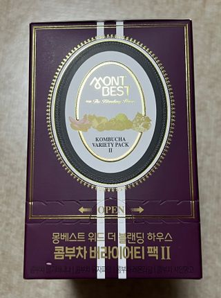 [몽베스트] 위드 더 블랜딩 하우스 콤부차 _ 버라이어티팩II — 5점을 준 리뷰어가 2024년 3월 올린 사용 사진