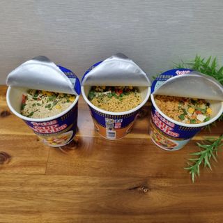 NISSIN 닛신 컵누들  4종 - 씨푸드오리지날, 씨푸드 스파이시, 씨푸드 커리, 씨푸드 XO소스 — 5점을 준 리뷰어가 2022년 4월 올린 사용 사진