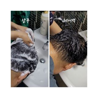 [포레스트스토리] B7 안티 헤어로스 샴푸1,000ml + 헤어팩 1,000ml — 5점을 준 리뷰어가 2021년 3월 올린 사용 사진