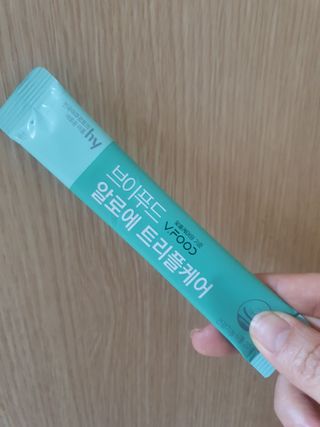 브이푸드 알로에 트리플케어 — 5점을 준 리뷰어가 2022년 4월 올린 사용 사진