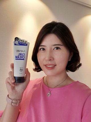 [갸스비] 곱슬 머리부터 파마까지 남자의 컬을 위한 갸스비 컬크림 — 5점을 준 리뷰어가 2021년 10월 올린 사용 사진