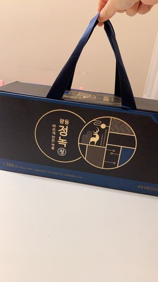 광동생활건강 [광동] 바르게 만든 녹용, 광동정녹청 — 5점을 준 리뷰어가 2021년 11월 올린 사용 사진