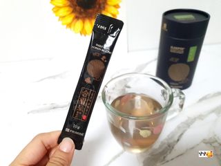 프리마인 자체 기업부설 연구소에서 찾아낸 건강한 수면의 비밀.  슬립토 플러스 30포 — 5점을 준 리뷰어가 2021년 11월 올린 사용 사진
