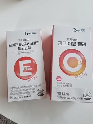 인디닥터 면역 생생 핑크 이뮨 젤리 + 타이탄 BCAA 프로틴 젤리스틱 — 5점을 준 리뷰어가 2022년 3월 올린 사용 사진