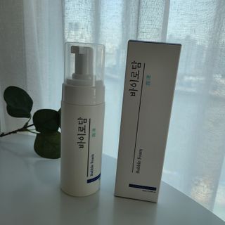 [바이로담] 저자극 약산성버블 폼 폼클렌징 150ml — 5점을 준 리뷰어가 2021년 3월 올린 사용 사진